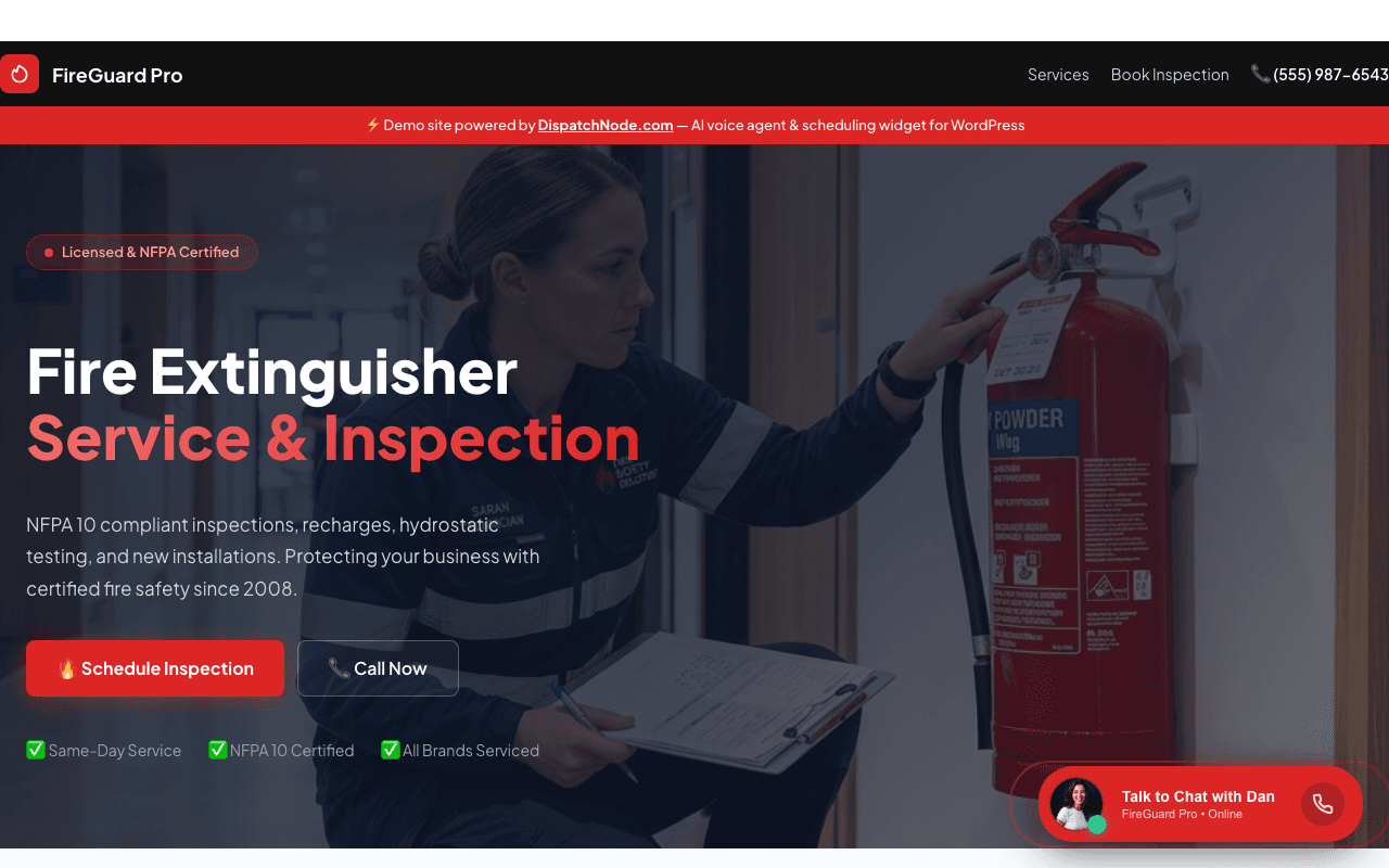WordPress Demo preview